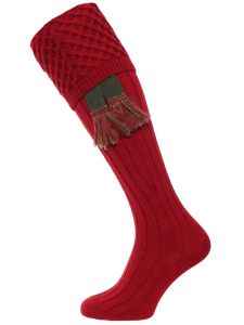 The Chelsea Shooting Sock - Deep Red