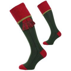 The Cobnash Tri-Colour Cotton Shooting Sock