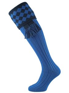 The Fownhope Shooting Socks and Garter, Azure