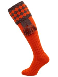 The Fownhope Shooting Socks and Garter, Nasturtium