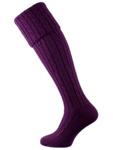 The Skye Cashmere Shooting Sock, Knight