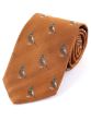 Atkinsons Silk Tie - Standing Pheasant, Rust