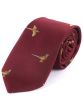 Children's Pheasant Shooting Tie, Burgundy