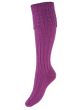 Lady Harris Cashmere Shooting Socks - Thistle