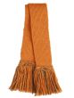 Classic Garter - Ochre with Ochre & Spruce Fringe