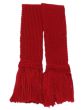 Classic Merino Blend Garter - Brick Red