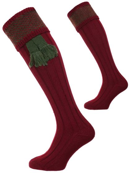 The Penrith Premium Wool Shooting Sock from Pennine 