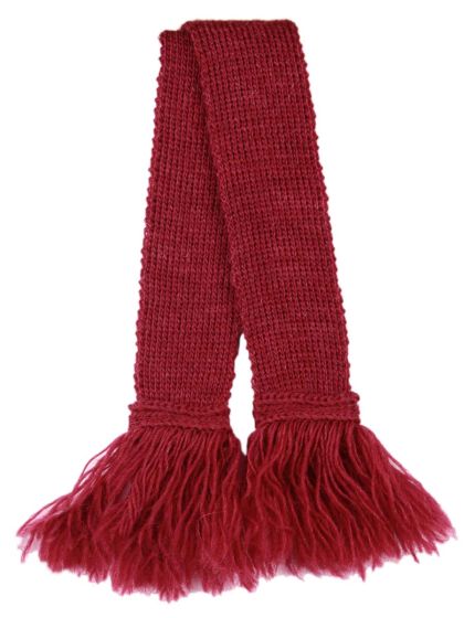 Premium Wool Garter - Cherry