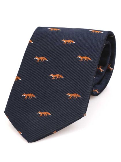 Atkinsons 'Fox' Silk Woven Tie